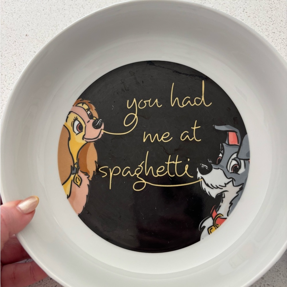 Lady and the Tramp Spaghetti Bowl